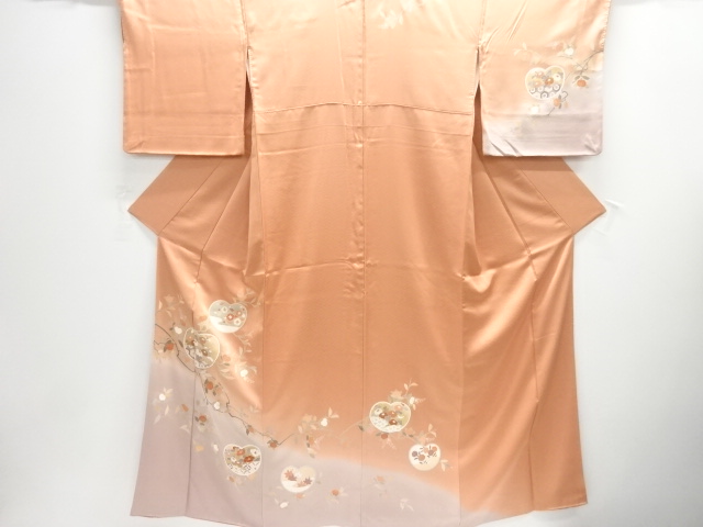 JAPANESE KIMONO / HOMONGI / KIKU & CAMELLIA